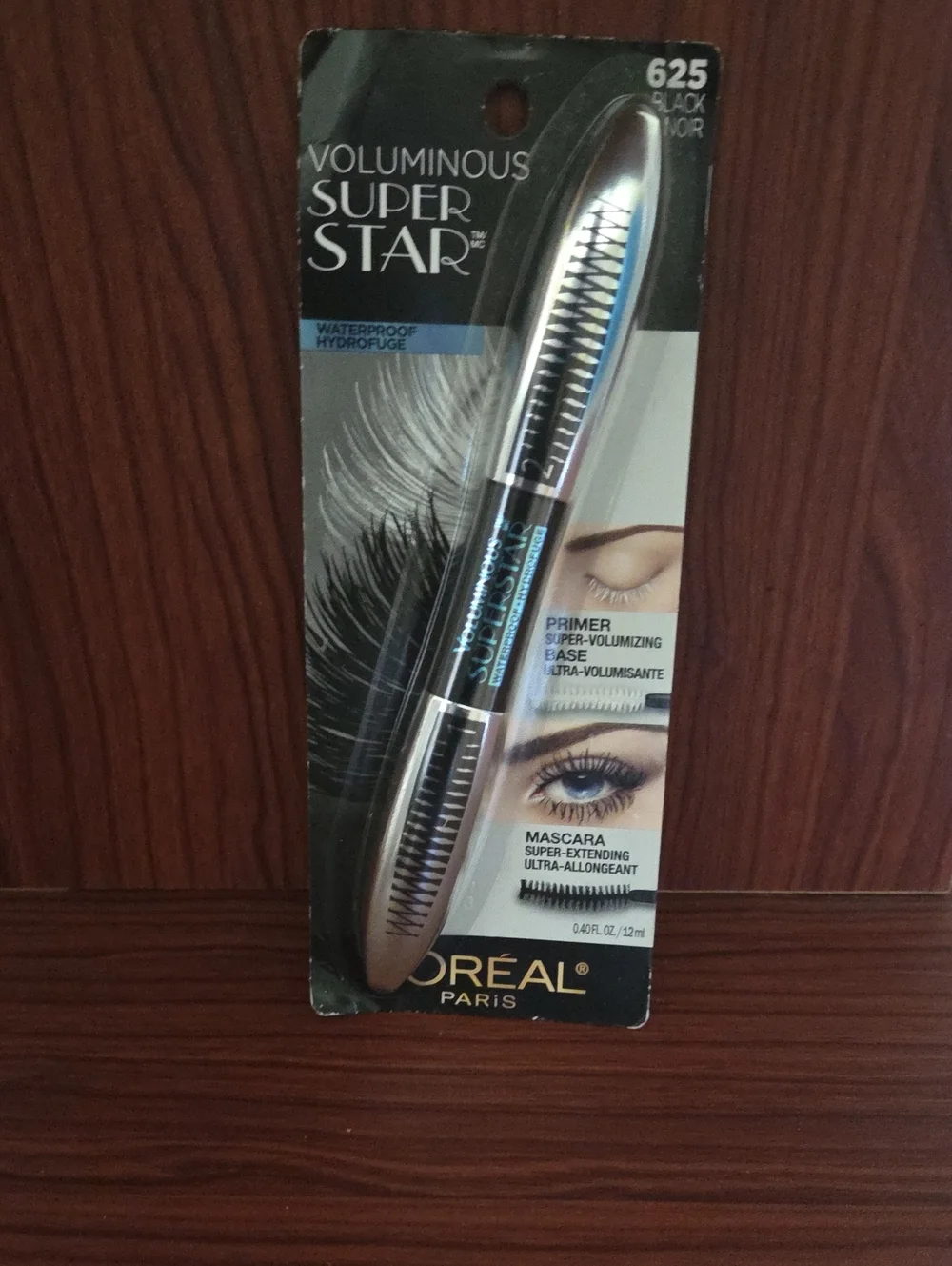 L'Oreal Voluminous Super Star Mascara 625 Black